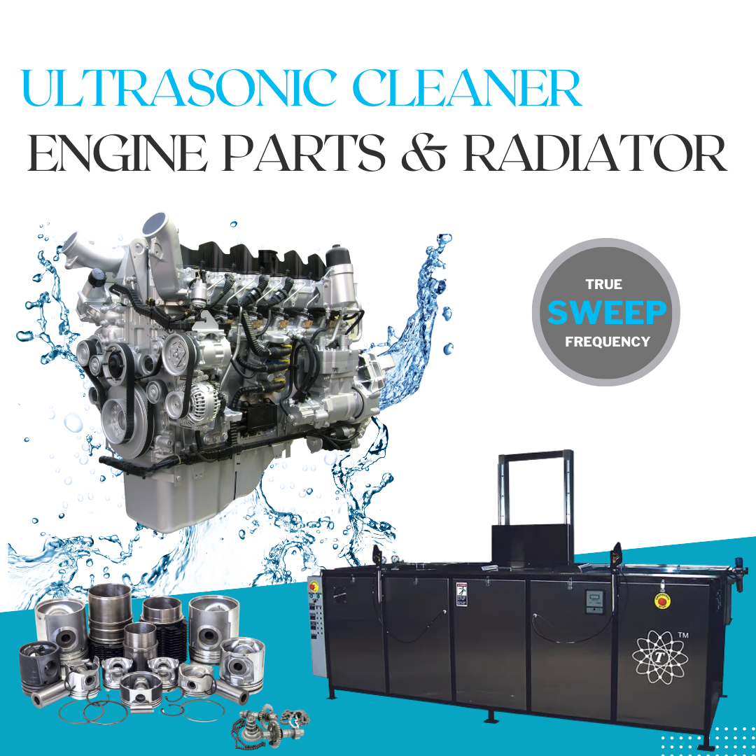 Ultrasonic Cleaner for Engine Parts & Radiators