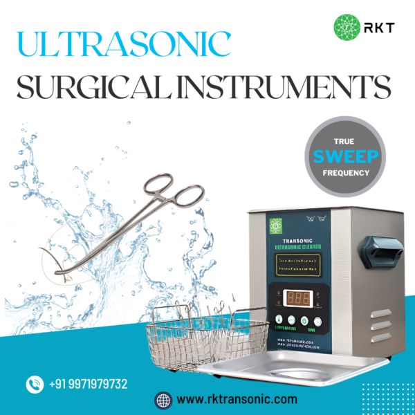 ULTRASONIC CLEANING FOR SURGICAL INSTRUMENTS